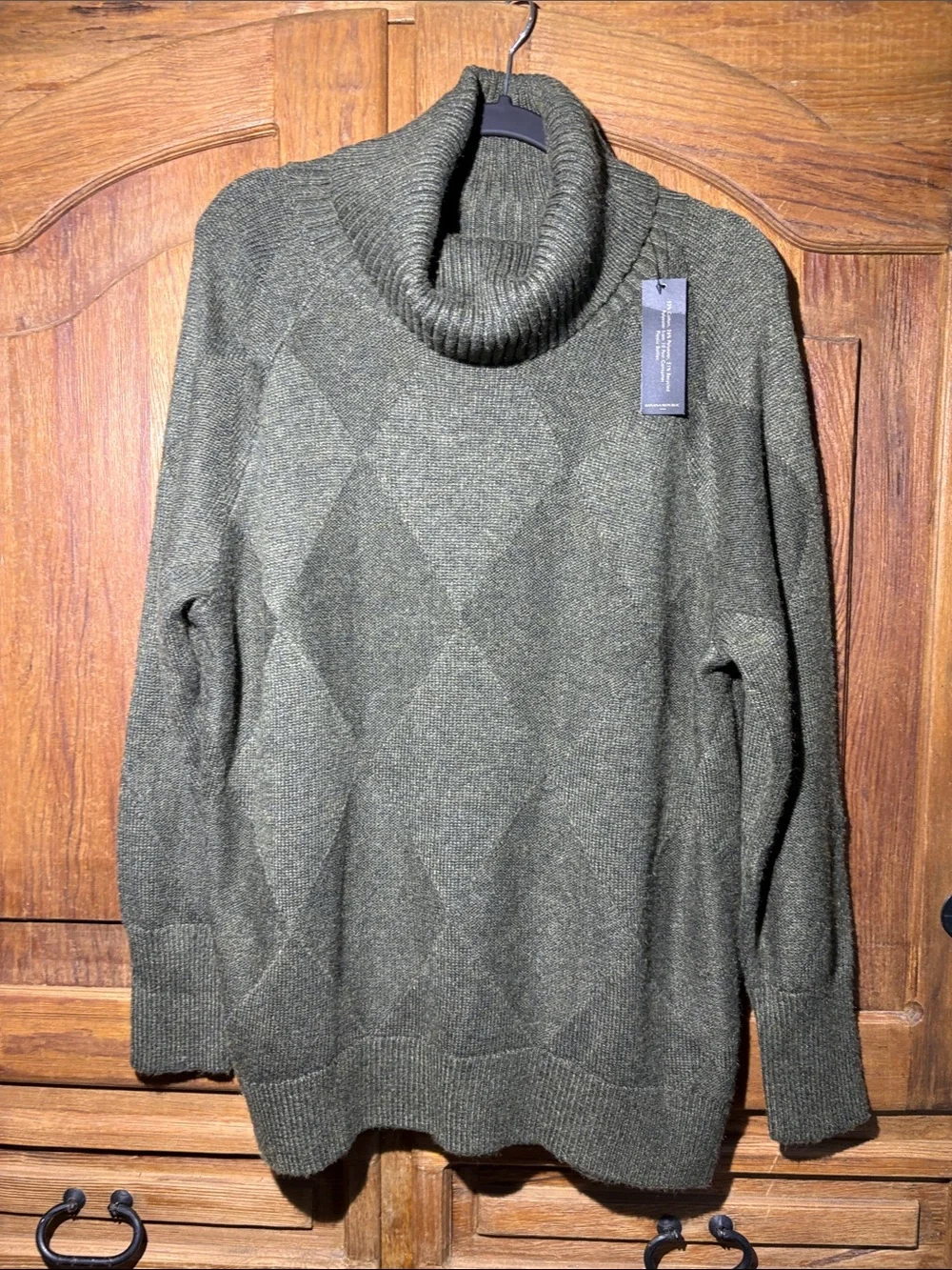 Banana Republic Olive Turtleneck Sweater for Men